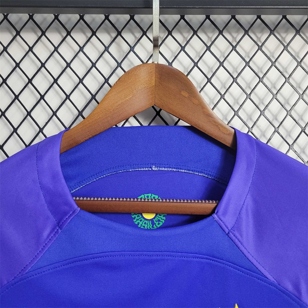 BRAZIL AWAY JERSEY 2022 LONG SLEEVE VERSION