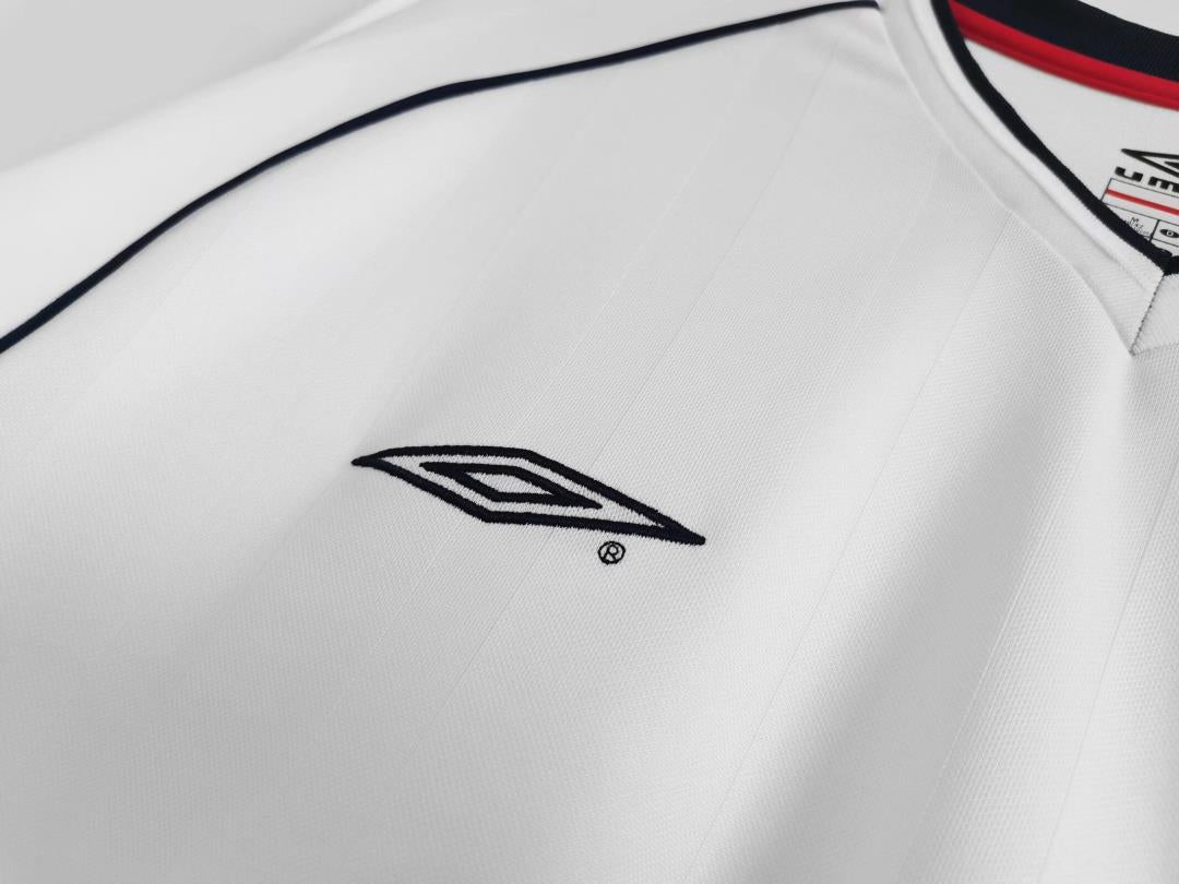 ENGLAND HOME SHIRT 2002 LONG SLEEVE VERSION