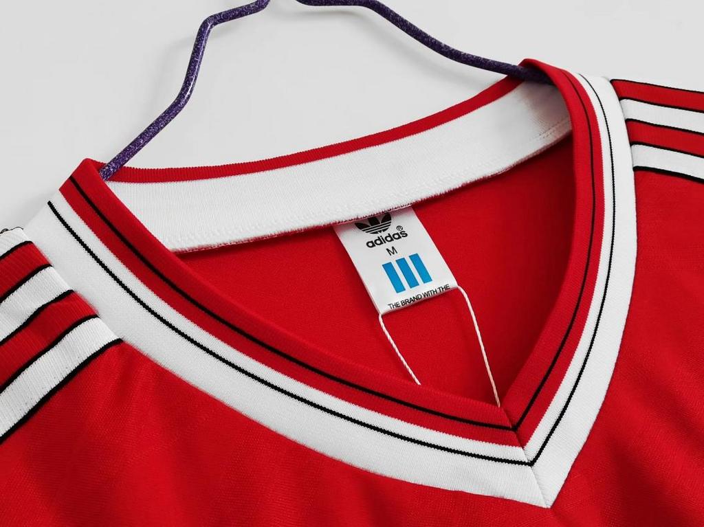 MANCHESTER UNITED RETRO HOME JERSEY 1986/1988 LONG SLEEVE VERSION