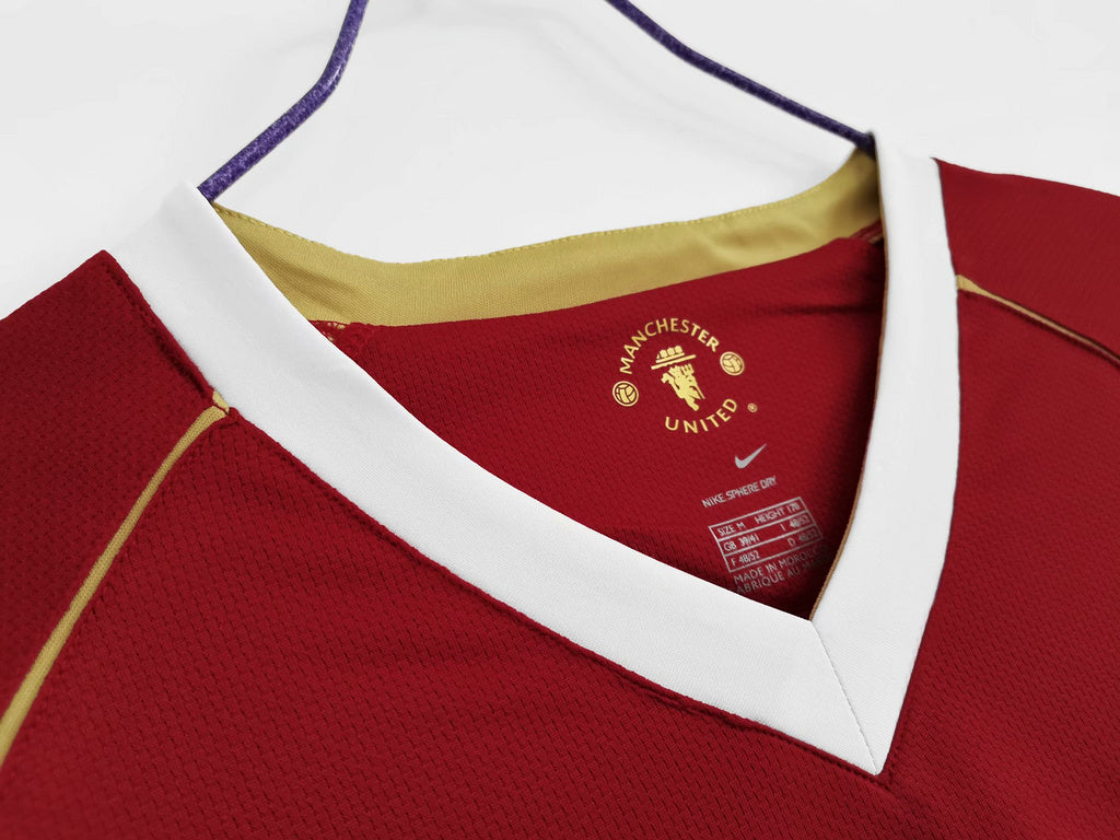 MANCHESTER UNITED RETRO HOME JERSEY 2006/2007 LONG SLEEVE VERSION