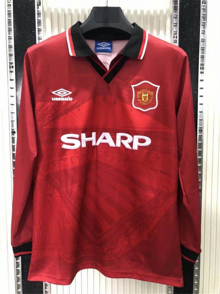 MANCHESTER UNITED RETRO HOME JERSEY 1994/1996 LONG SLEEVE VERSION