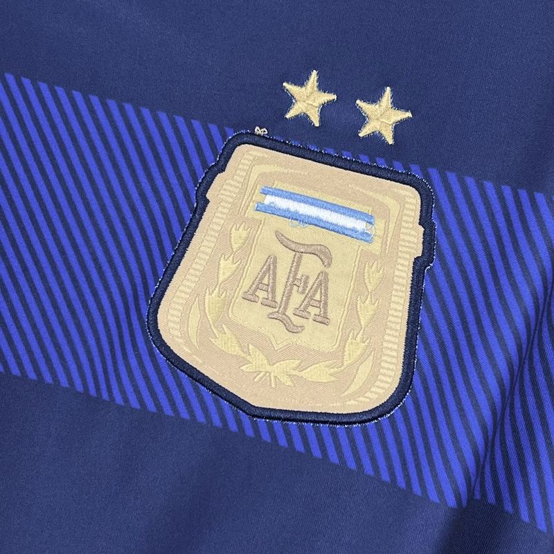 2014 ARGENTINA RETRO AWAY JERSEY LONG SLEEVE VERSION