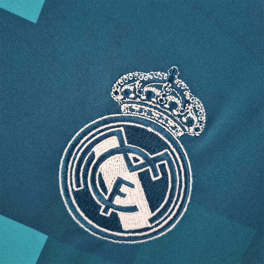 MAILLOT REAL MADRID EXTÉRIEUR 2017/2018 VERSION MANCHES LONGUES