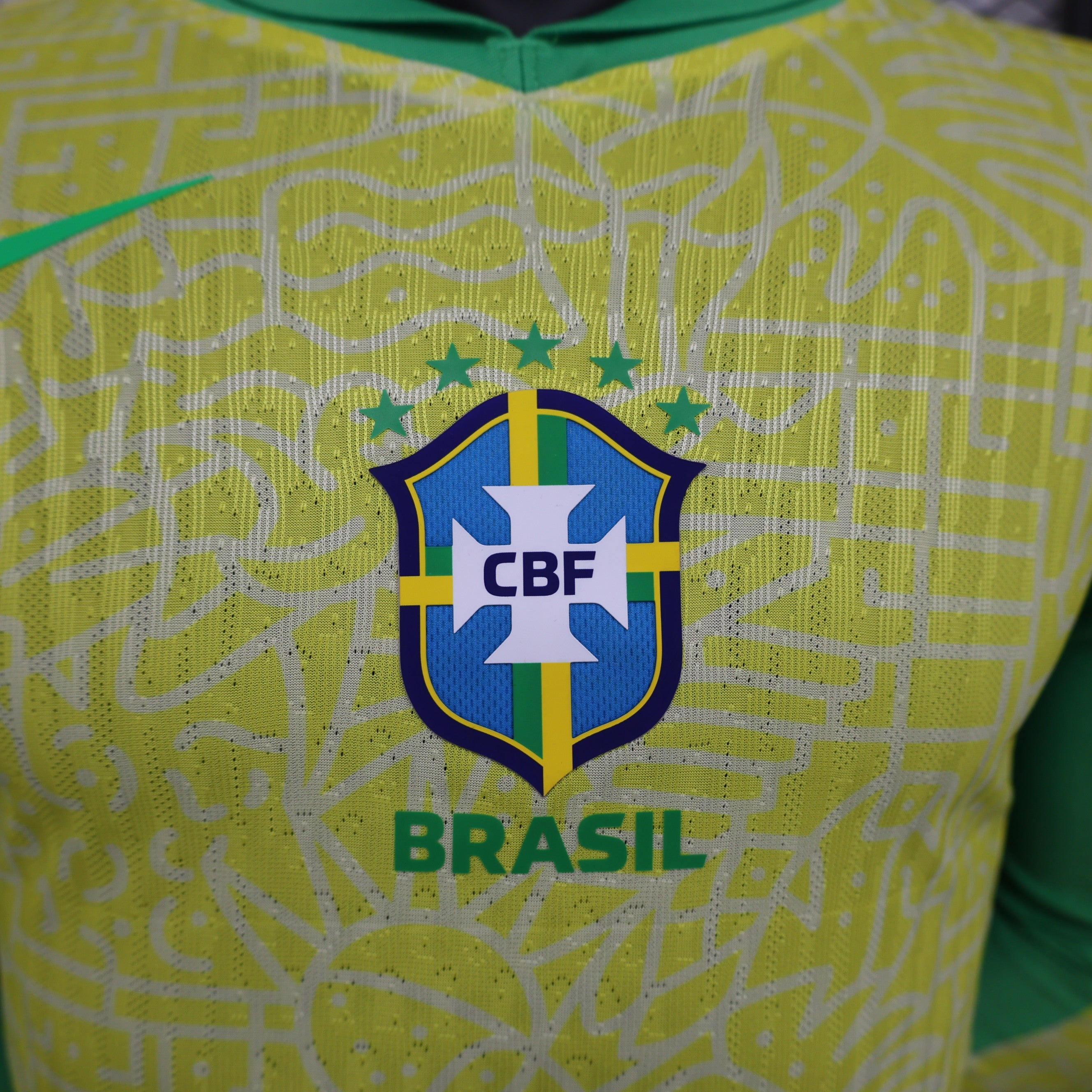 BRAZIL HOME JERSEY 2024 LONG SLEEVE VERSION