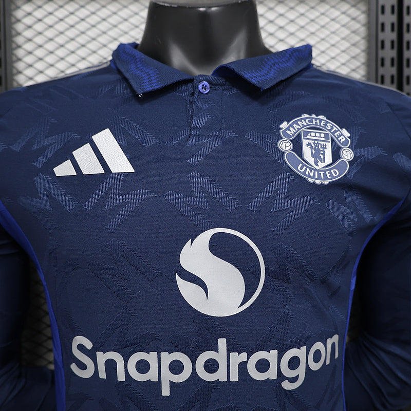 MANCHESTER UNITED AWAY JERSEY 2024/2025 LONG SLEEVE VERSION