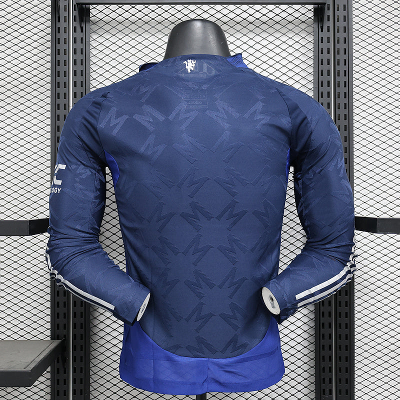 MANCHESTER UNITED AWAY JERSEY 2024/2025 LONG SLEEVE VERSION