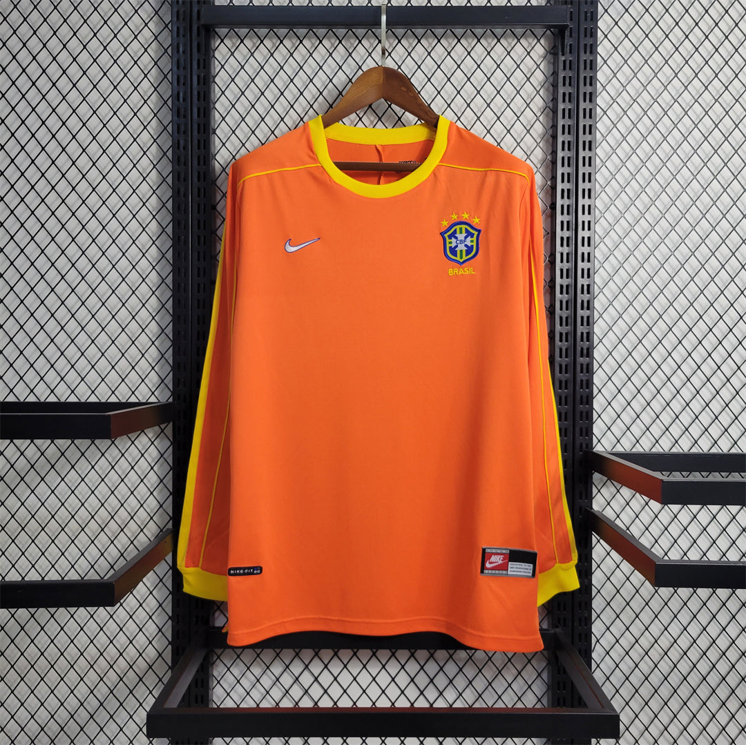 BRAZIL 1998 JERSEY LONG SLEEVE VERSION