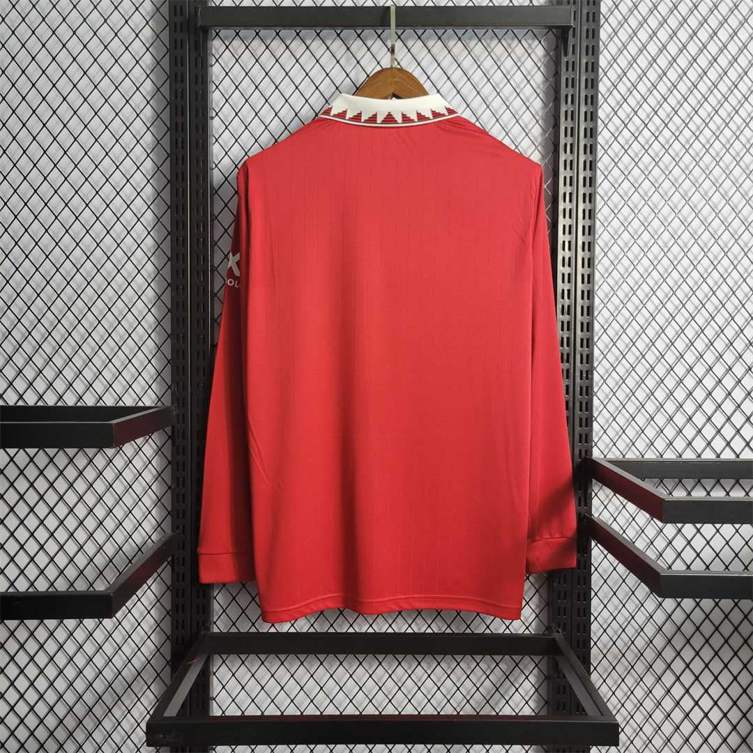 MANCHESTER UNITED HOME JERSEY 2022/2023 LONG SLEEVE VERSION