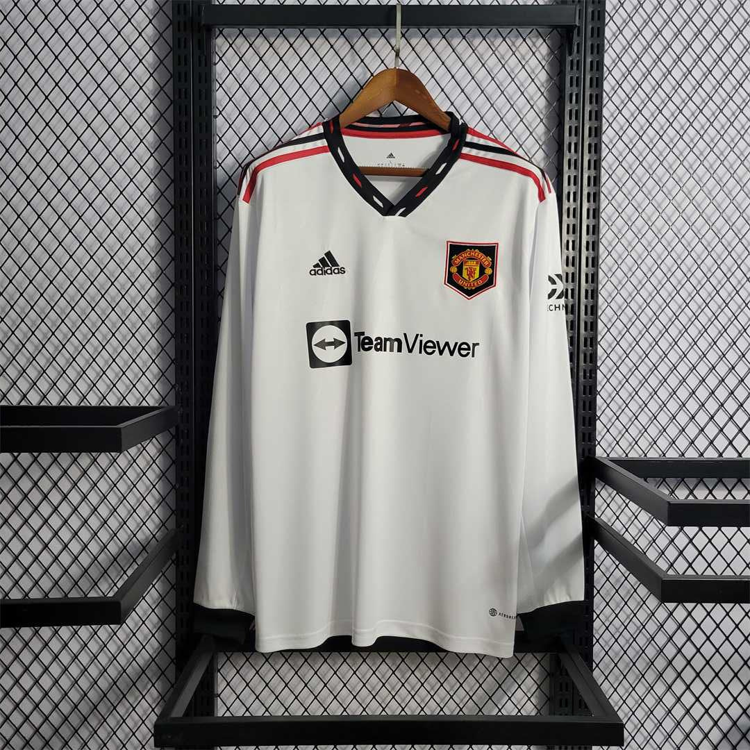 MANCHESTER UNITED AWAY JERSEY 2022/2023 LONG SLEEVE VERSION