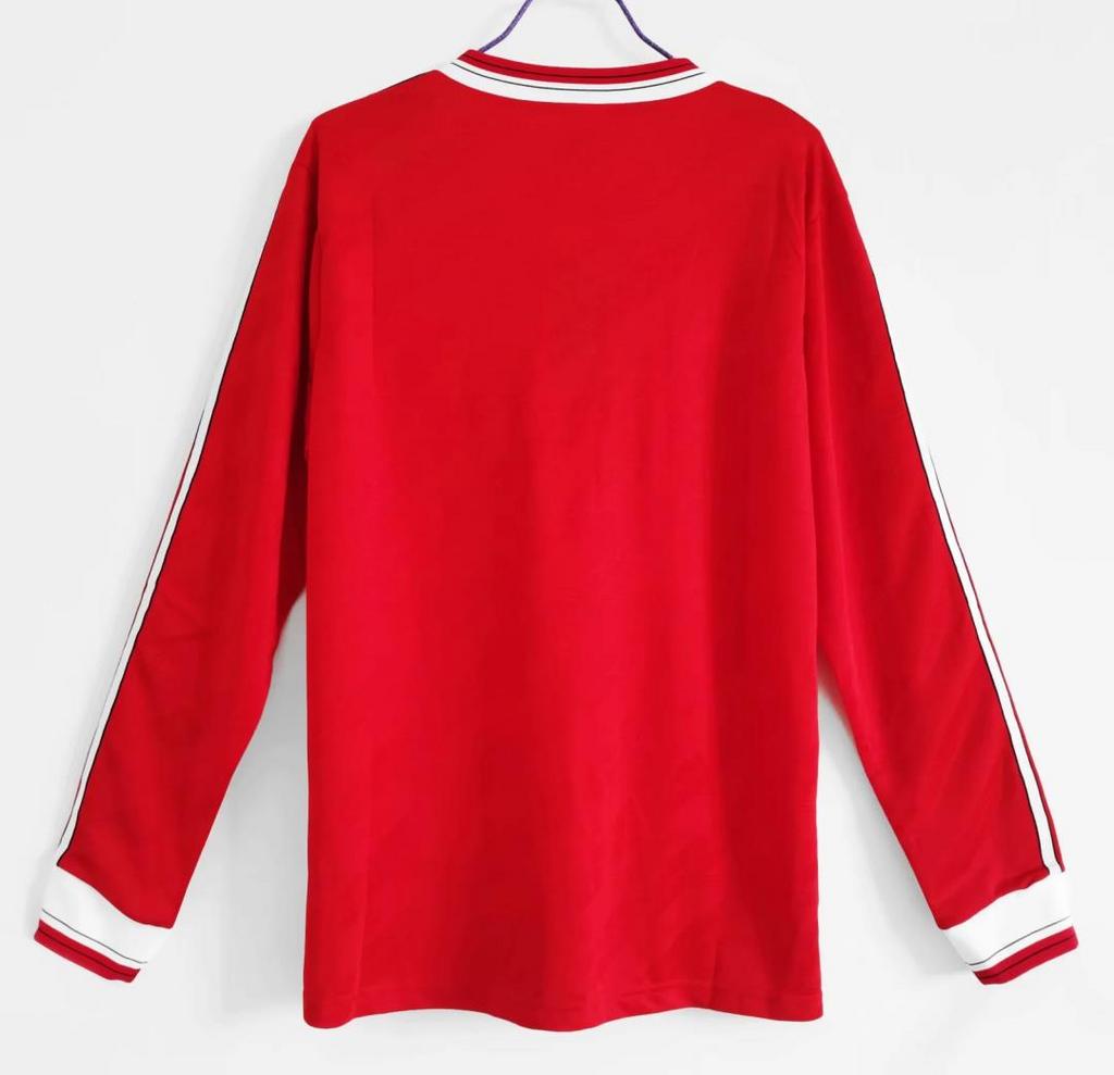 MANCHESTER UNITED RETRO HOME JERSEY 1986/1988 LONG SLEEVE VERSION