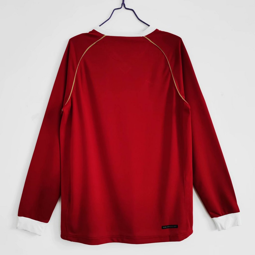 MANCHESTER UNITED RETRO HOME JERSEY 2006/2007 LONG SLEEVE VERSION