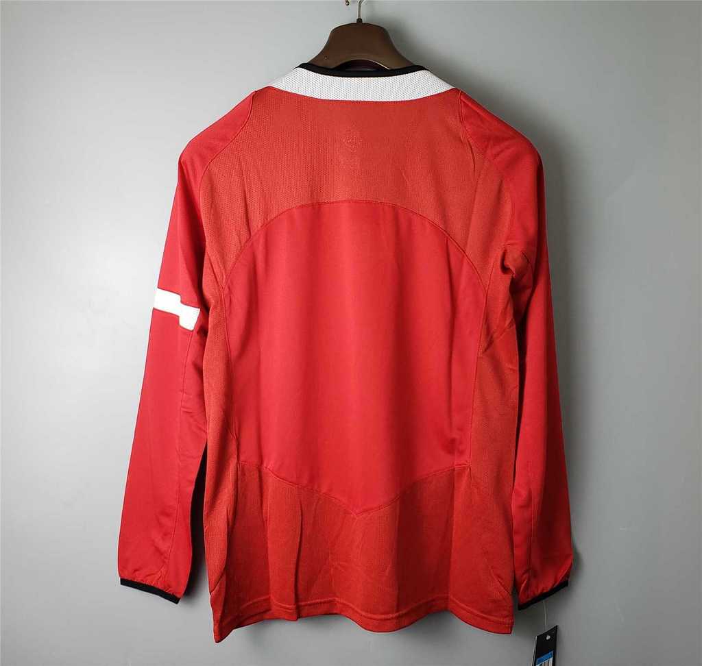 MANCHESTER UNITED RETRO HOME JERSEY 2005/2006 LONG SLEEVE VERSION