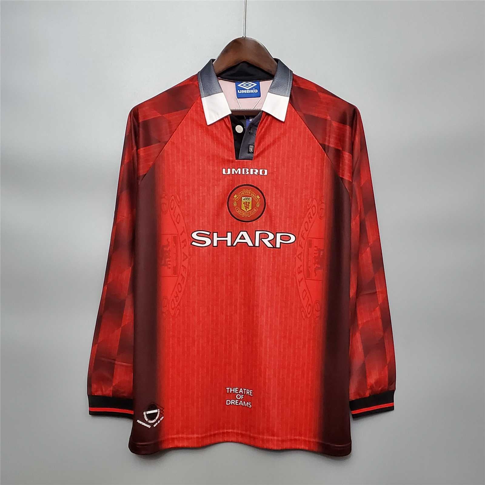 MANCHESTER UNITED HOME SHIRT 1996/1997 LONG SLEEVE VERSION