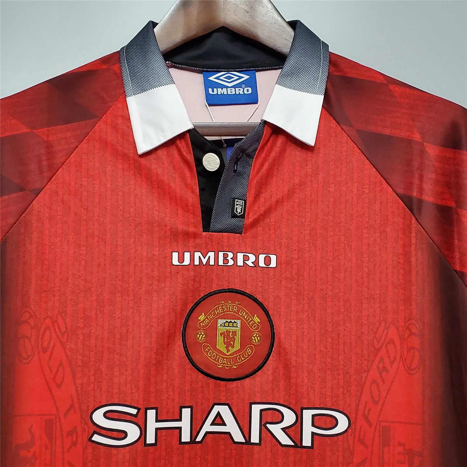 MANCHESTER UNITED HOME SHIRT 1996/1997 LONG SLEEVE VERSION