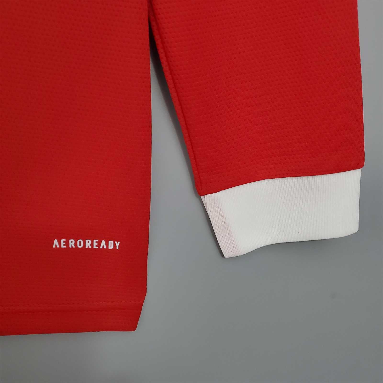 MANCHESTER UNITED HOME JERSEY 2021/2022 LONG SLEEVE VERSION