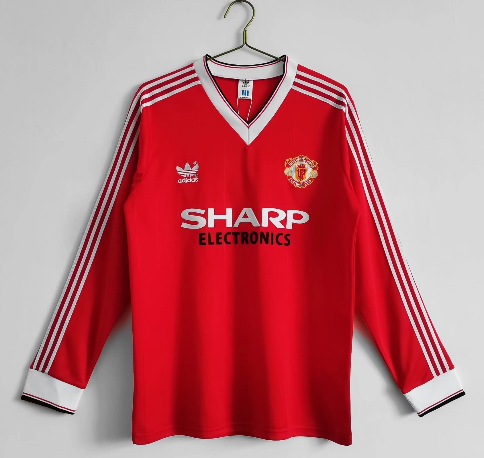 MANCHESTER UNITED HOME SHIRT 1982/1983 LONG SLEEVE VERSION