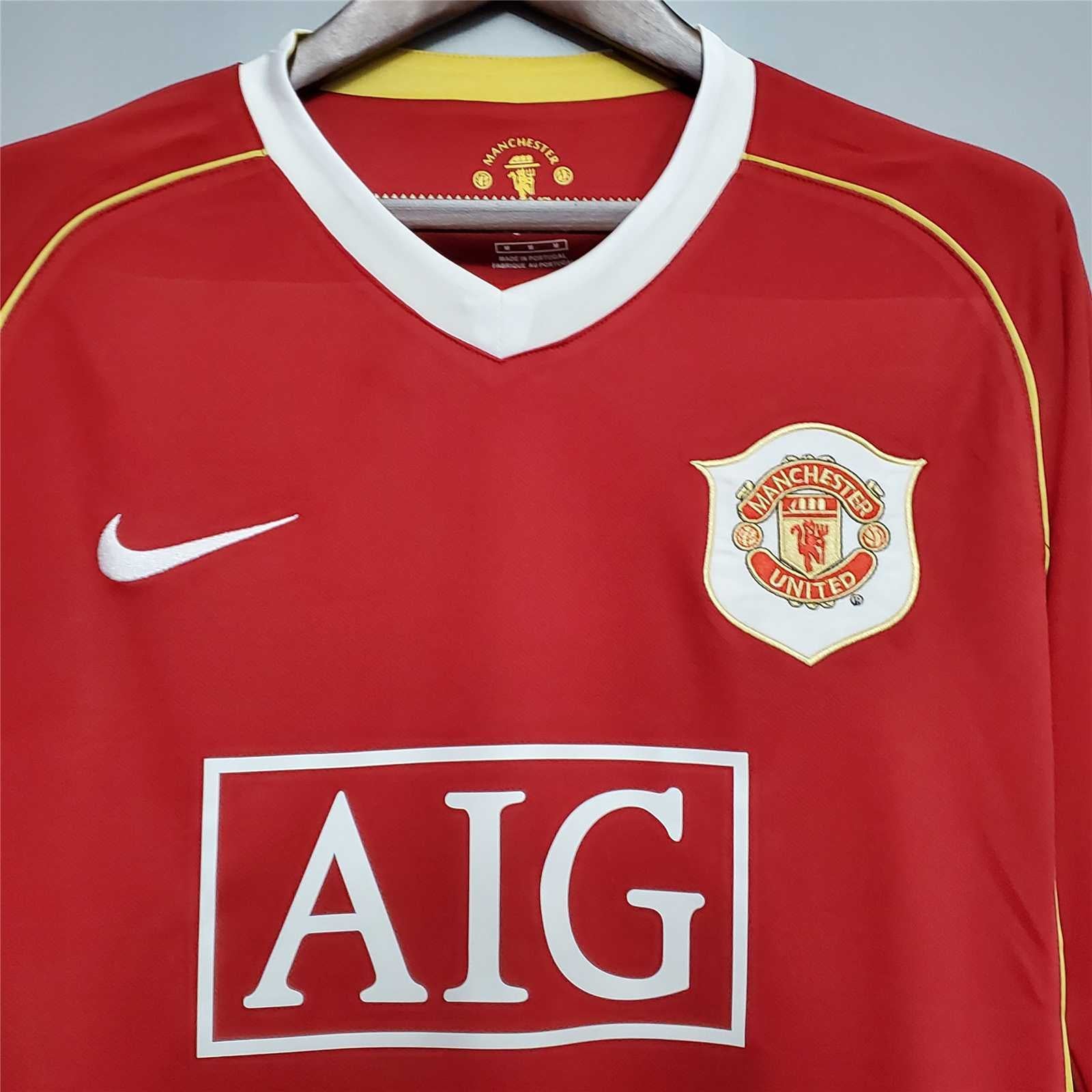 MANCHESTER UNITED 2006/2007 LONG SLEEVE JERSEY