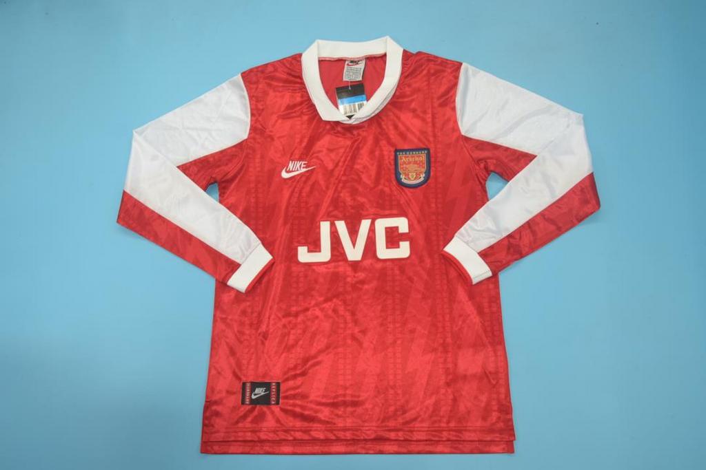 ARSENAL RETRO HOME JERSEY 1994 LONG SLEEVE VERSION