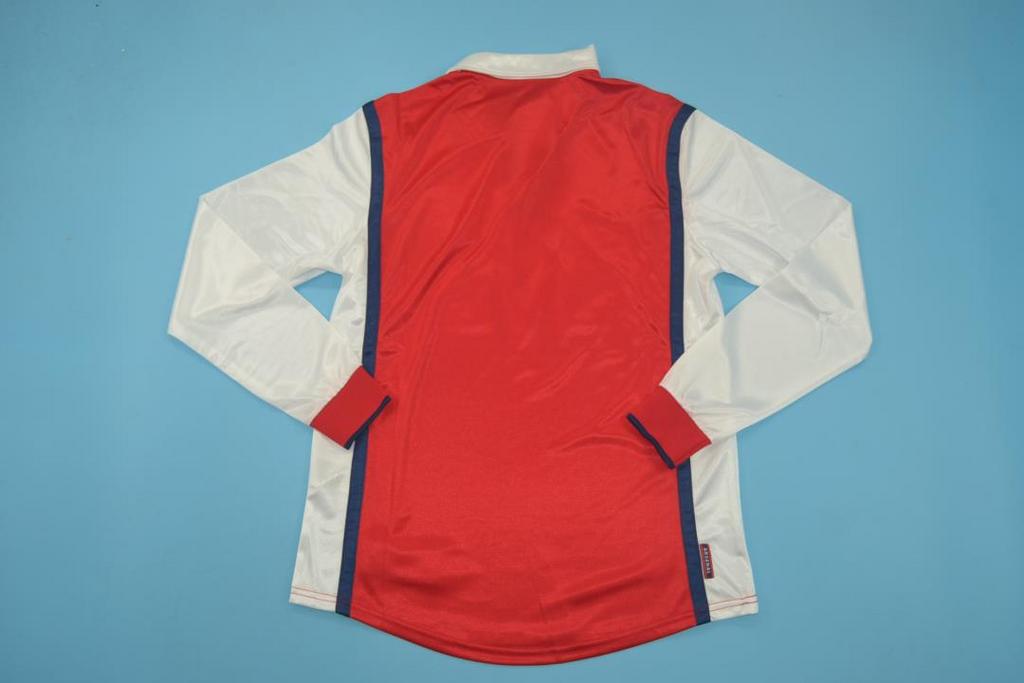 ARSENAL RETRO HOME JERSEY 1998 LONG SLEEVE VERSION