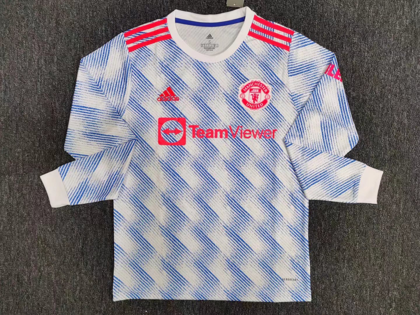 MANCHESTER UNITED AWAY JERSEY 2021/2022 LONG SLEEVE VERSION