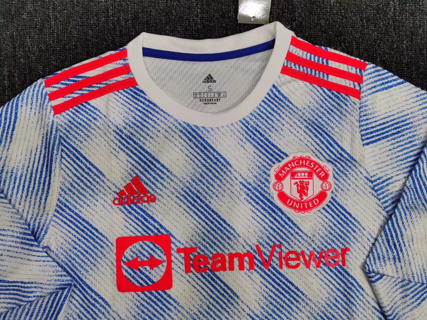 MANCHESTER UNITED AWAY JERSEY 2021/2022 LONG SLEEVE VERSION