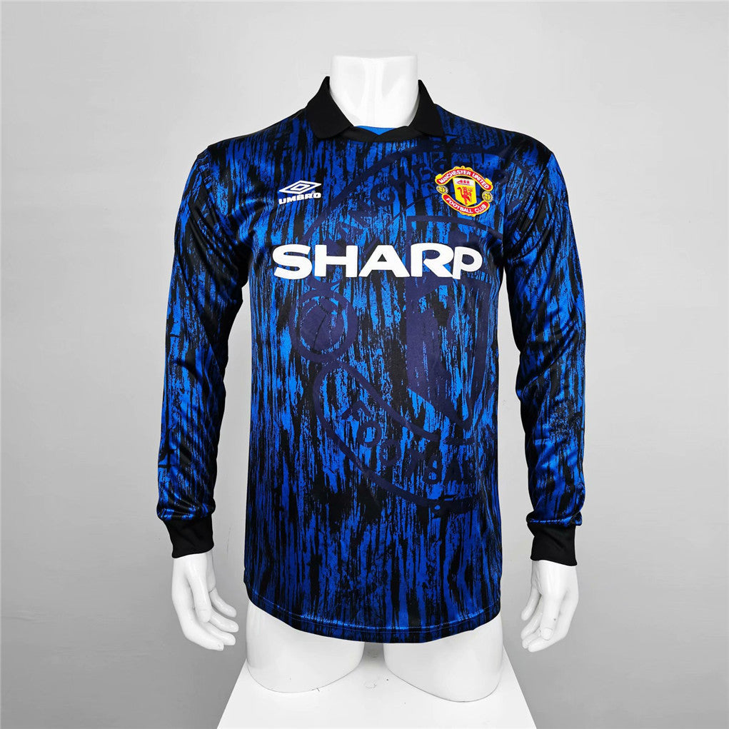 MANCHESTER UNITED AWAY SHIRT 1992/1993 LONG SLEEVE VERSION