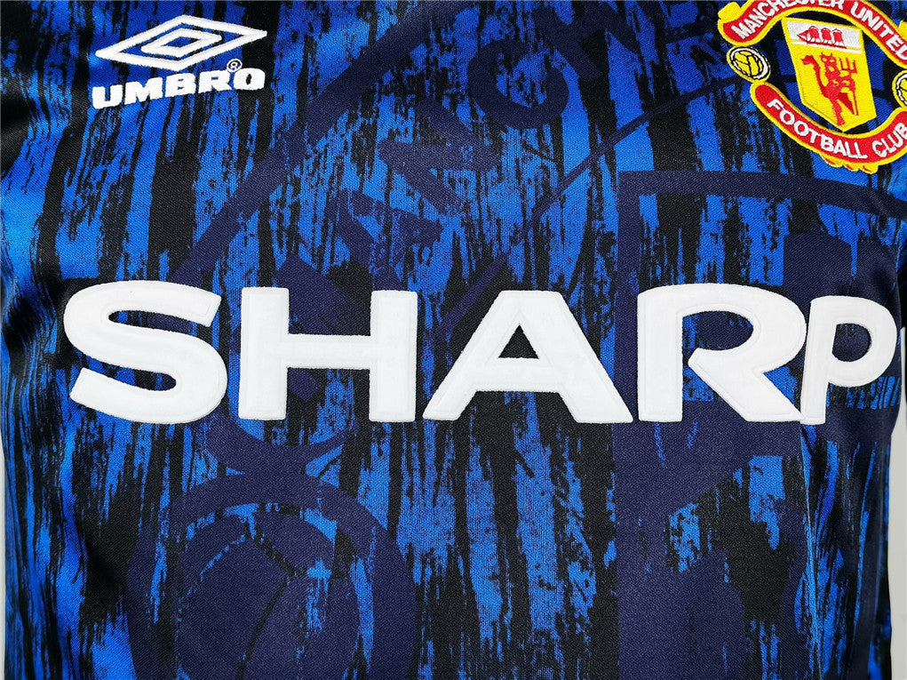 MANCHESTER UNITED AWAY SHIRT 1992/1993 LONG SLEEVE VERSION