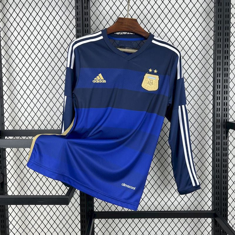 2014 ARGENTINA RETRO AWAY JERSEY LONG SLEEVE VERSION