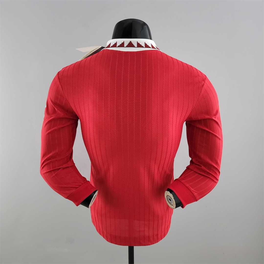 MANCHESTER UNITED HOME JERSEY 2022/2023 LONG SLEEVE VERSION