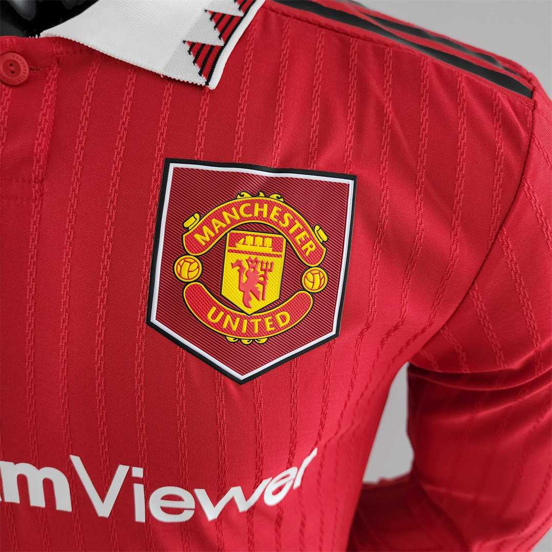MANCHESTER UNITED HOME JERSEY 2022/2023 LONG SLEEVE VERSION