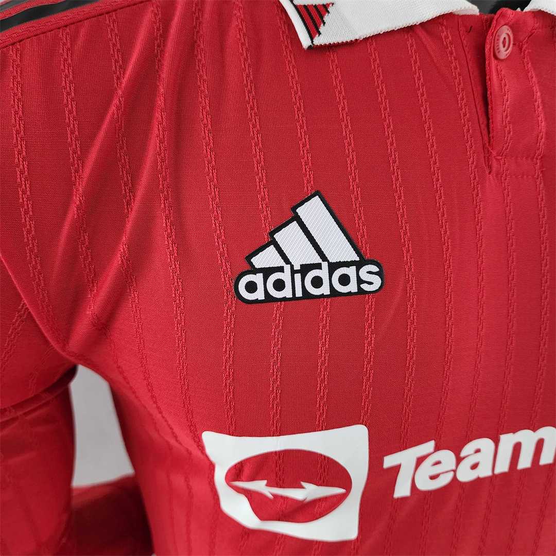 MANCHESTER UNITED HOME JERSEY 2022/2023 LONG SLEEVE VERSION