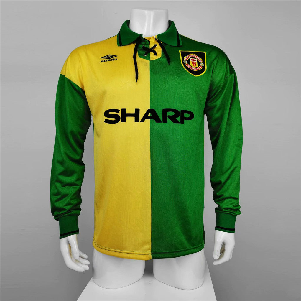 MANCHESTER UNITED AWAY SHIRT 1992/1994 LONG SLEEVE VERSION