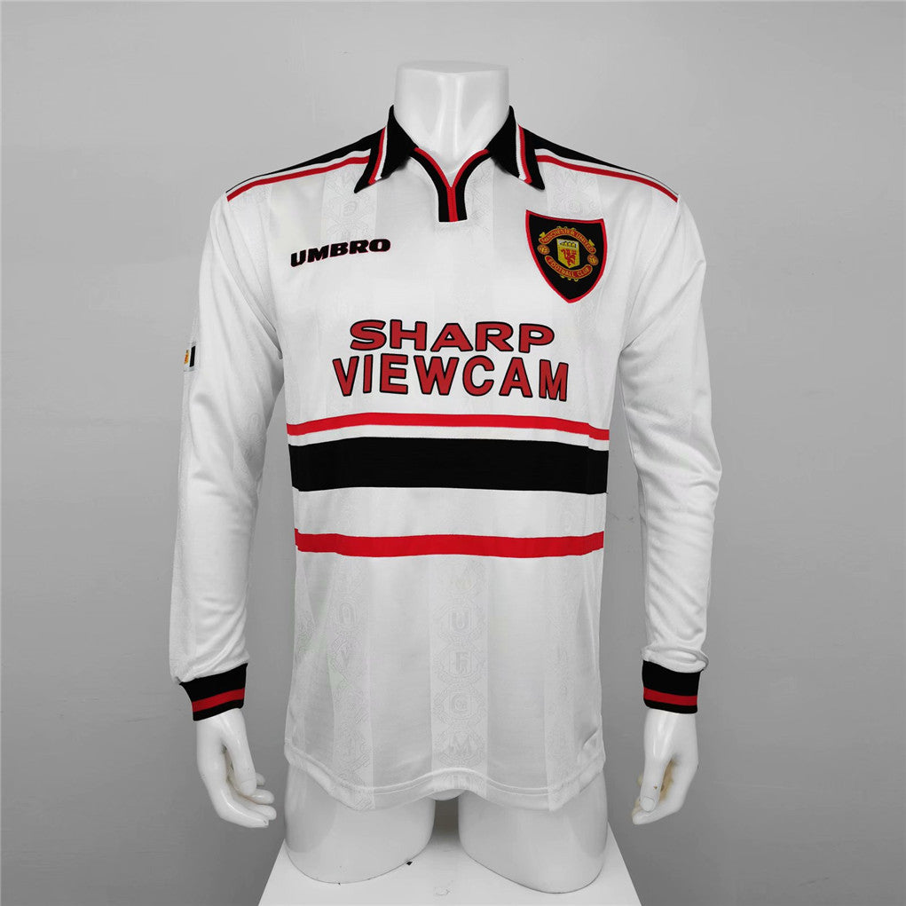 MANCHESTER UNITED AWAY SHIRT 1998/1999 LONG SLEEVE VERSION