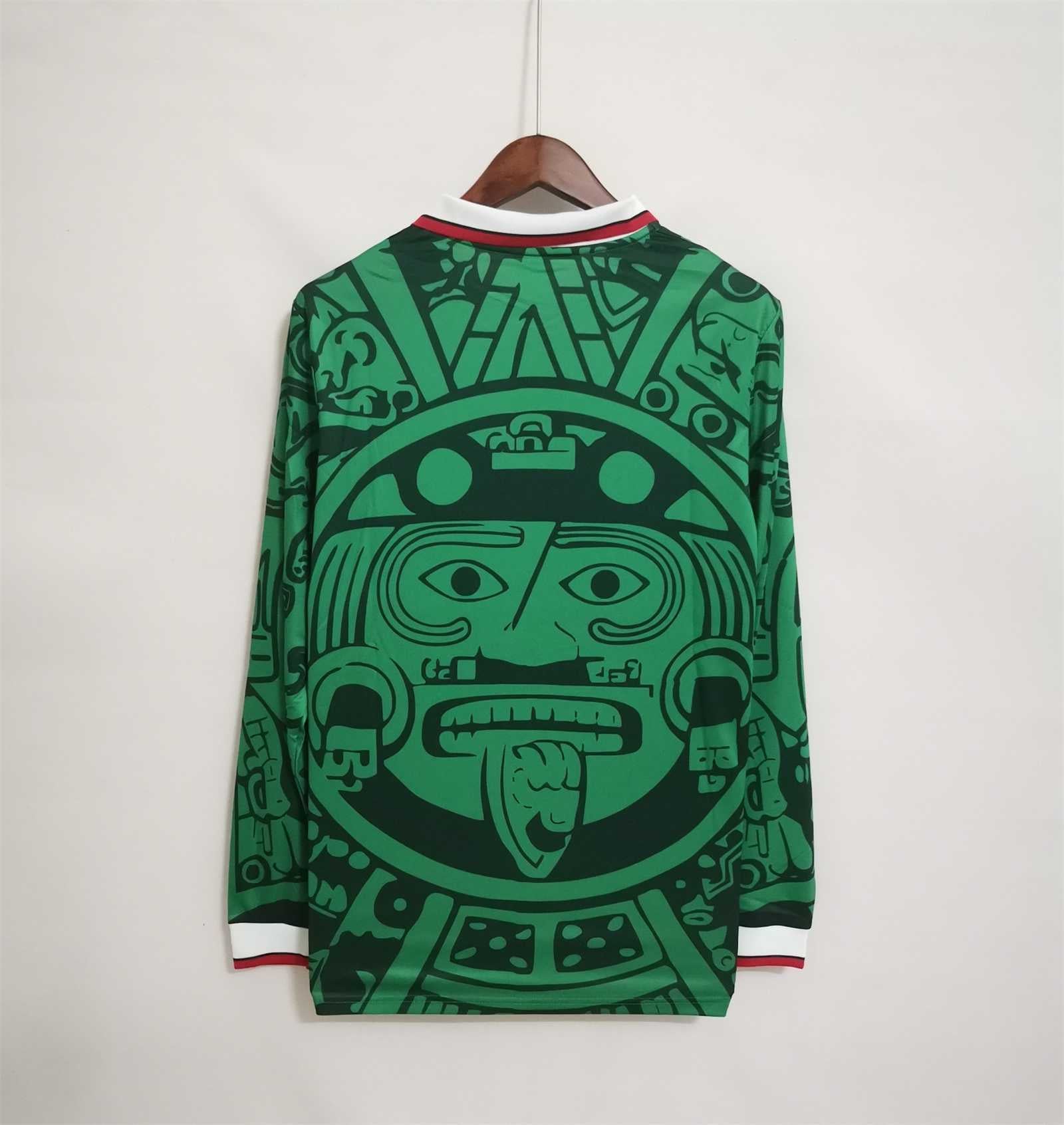 MEXICO HOME JERSEY 1998 LONG SLEEVE VERSION