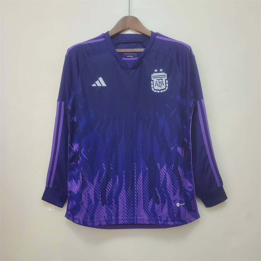 ARGENTINA AWAY JERSEY 2022 LONG SLEEVE VERSION