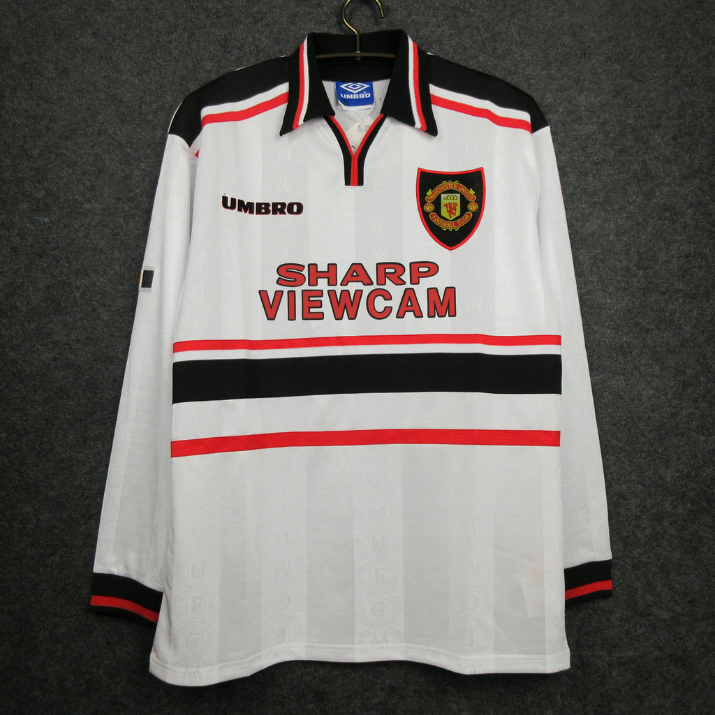MANCHESTER UNITED 1998/1999 RETRO JERSEY LONG SLEEVE VERSION