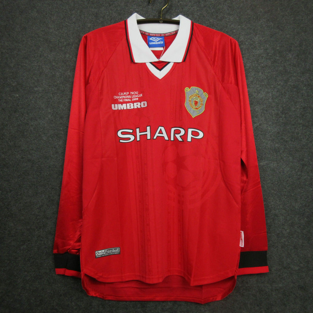 MANCHESTER UNITED HOME JERSEY 1999/2000 LONG SLEEVE VERSION
