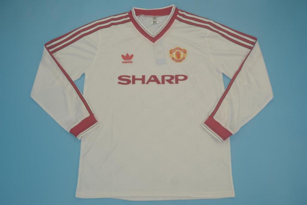 MANCHESTER UNITED RETRO HOME JERSEY 1986/1988 LONG SLEEVE VERSION