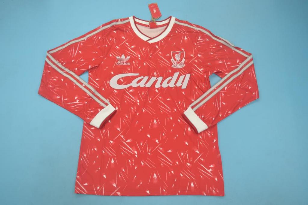 LIVERPOOL RETRO HOME JERSEY 1989/1990 LONG SLEEVE VERSION