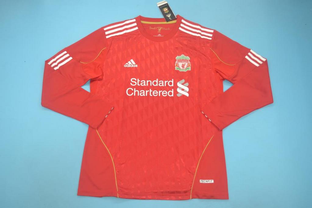 LIVERPOOL RETRO HOME JERSEY 2011/2012 LONG SLEEVE VERSION