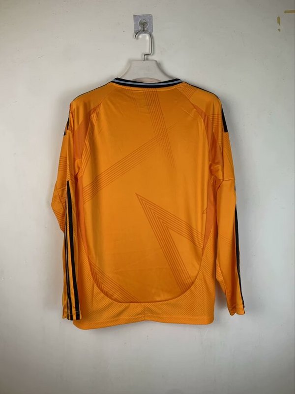 MAILLOT REAL MADRID EXTÉRIEUR 2024/2025 VERSION MANCHES LONGUES