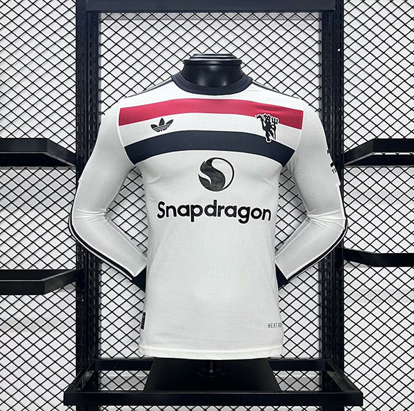 MANCHESTER UNITED AWAY JERSEY 2024/2025 LONG SLEEVE VERSION
