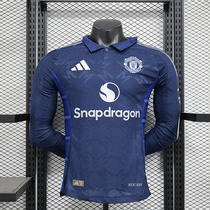 MANCHESTER UNITED AWAY JERSEY 2024/2025 LONG SLEEVE VERSION
